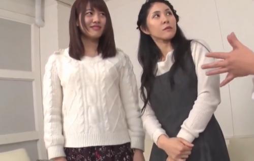 母も娘もとってもエッチですね！まとめてナンパ男の浮気おちんぽで快感に酔いしれてもらいましょうかｗ