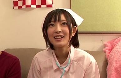 【小倉ゆず】爆乳パイパン女優がナースの恰好で素人宅に突撃訪問SEX