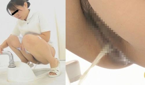ナースのおしっこ  和式編