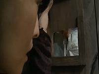 山中の公衆便所でセンズリを覗く変態熟女。それだけでは終わらず濃厚フェラからハメられまくりの青姦ファック