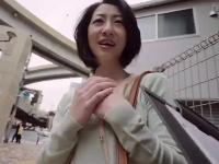 〖奥さんナンパ〗お声掛けされた五十路熟女が初対面の男とアナル中出し初体験