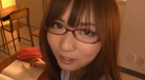 【麻倉憂】放課後の教室はメガネ美少女JKに告白後にお礼のじゅぼじゅぼフェラチオ大量射精で決まりですよ！これが青春！