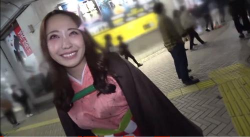 ハロウィンで鬼滅コスのJD捕まえて肉棒咥えさせて口内射精ｗｗ