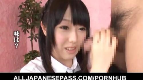 【尾野真知子】可愛い制服美少女に咥えてもらうとか至上の喜び