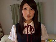 どこにでもいそうな素朴可愛いJKがこれからジュボジュボチンポ咥えてお口マンコにドピュドピュ射精されます