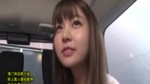 【彩乃なな】激カワ美少女が逆ナンパして素人おチンチンを車内でぱくりんちょ！