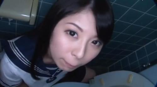 【あおいれな】激カワ制服美少女JKのお口の中に精液吐き出す腰ガクガクするほど気持ちいい射精