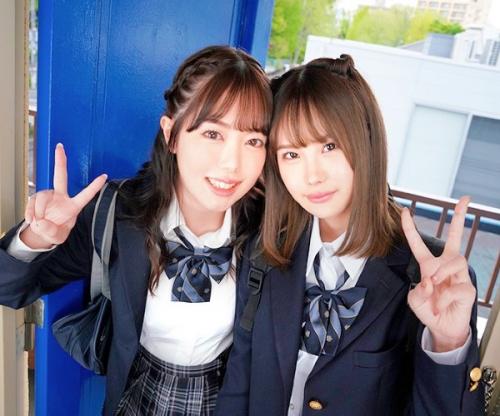 「おちんちん大好きーーーーー♡」最高ルックス！神かわいいロリＪＫふたり！清楚なナリでくそビッチ！オヤジチンポを喰い漁る！
