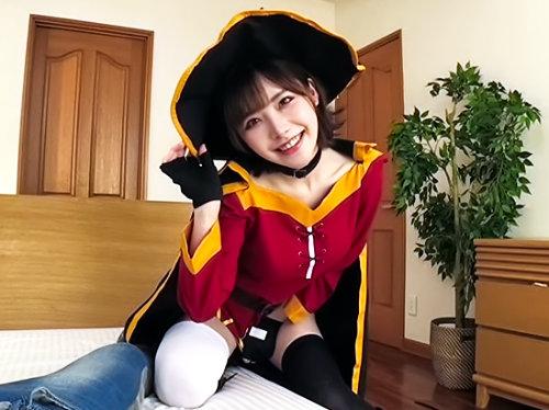 コスプレ＆痴女のＷコンボは超ヤベェってｗｗｗｗｗエロかわいい小悪魔ビッチ…ささやき淫語で巨乳パイズリ⇒爆吸バキューム