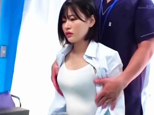 無料の健康診断に騙されてMM号ｗｗｗｗｗｗ綺麗なお姉さんが初乗車？！おっぱい触診されて秒で濡れちゃった⇒ゴム無し膣内射精