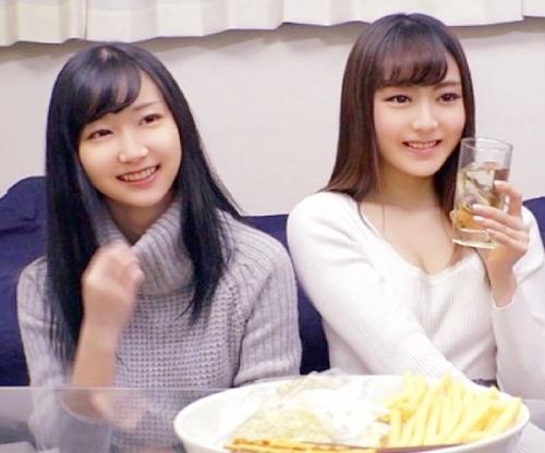 激カワ女子大生二人と居酒屋で意気投合！ヤリ部屋に持ち帰って宅飲みすれば理性とアソコがトロトロ！