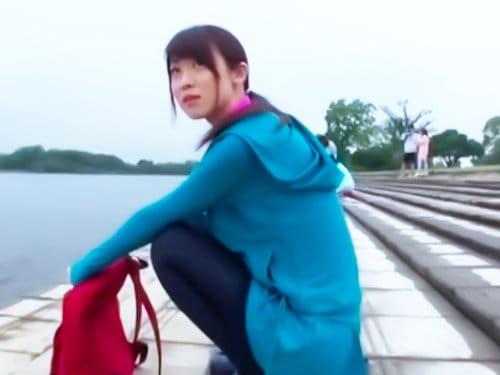 だめだめ！ジロジロみないでぇーーーーッ！！窓の外から完全丸見え？！公開セックスで幼膣に中出しされた清楚巨乳カワイ子ちゃん