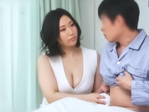 欲求不満が爆発してごめんなさい･･･。入院する夫の性欲減退に性欲ガン溜りの爆乳妻は隣の青年チンコが欲しくてたまらない！！