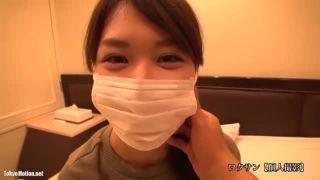 ちっぱい＊個人撮影　貧乳女子大生を援助！！マスクしてるけどやばいほど美人さんが初めてのハメ撮りで悶えイキしちゃって・・・
