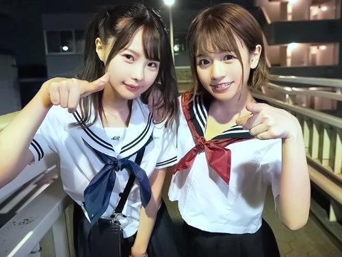 ウチらが金玉空っぽにしてやんよ？！「小悪魔少女ｗｗｗ」エロ貧乳なＷビッチ…無毛パイパンでザーメン喰いまくりハーレム