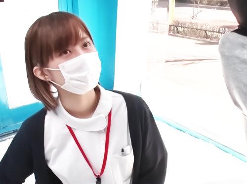 もしかしてハメられちゃうの･･？！MM号に初乗車！！黒パンストがスケベな上玉ナースがお悩み相談ついでパコられちゃったぁ！