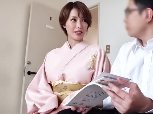 お母さんでホントにいいのね･･･？？色気すっげぇ着物姿はくそ発情ｗｗｗｗｗエロ息子と禁断姦に溺れちまう爆乳えっちぃ母親♡