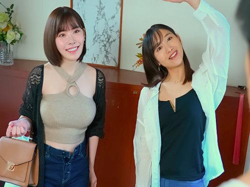 ヒマだからアンタのチンポで遊んであげる～～～♡♡破廉恥すぎるビッチ姉が挟み撃ちｗｗｗ弟ペニスジュポジュポ何度も中出し♪