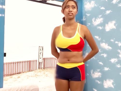 巨乳＆デカ尻！鍛えた肉体で童貞男子を優しくリードｗｗｗｗ現役ライフセーバーが悩める童貞にこんがりマンコ捧げちゃった！！！
