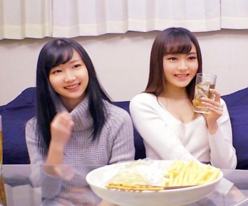 えぇ～､やだぁ♡神カワ女子大生二人と居酒屋で意気投合！ヤリ部屋に持ち帰って宅飲みすれば理性とアソコがトロトロ！