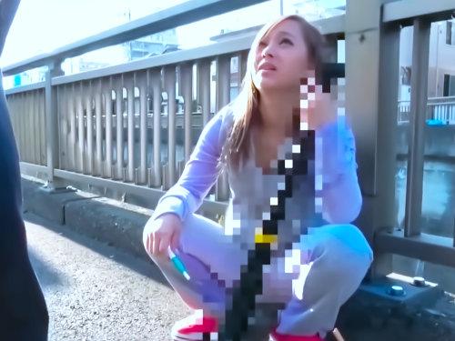 こらおっさん！何の用だよ？？路上タムロのヤンキー娘を捕獲成功ｗｗｗｗｗ汚チンポにロリマン蹂躙されて涙目オトメ絶頂！！！