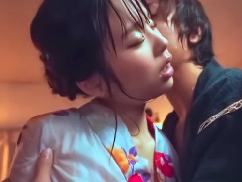 ゲリラ豪雨でびしょ濡れ浴衣は超ヤベェじゃん？！「エッチしちゃうから♡」エロ巨乳な幼馴染と雨宿りラブ……ＳＥＸ不可避な♪