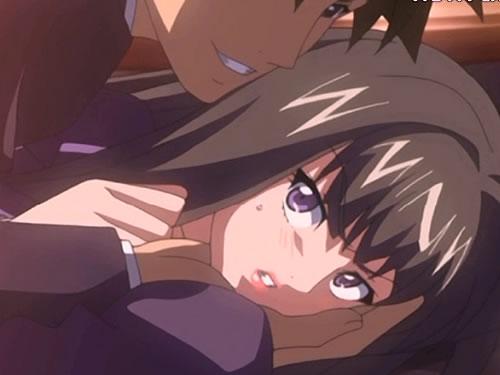 パンスト制服の女子高生を鬼畜男子が調教レイプしていくエロアニメ動画
