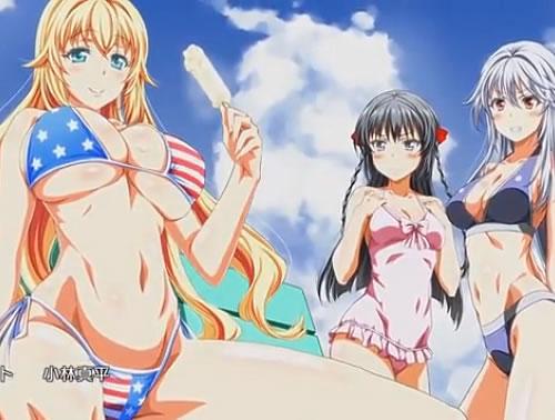 『魔装学園H×H』おっぱい揉まないとダメになっちゃう女戦士のエロアニメ動画