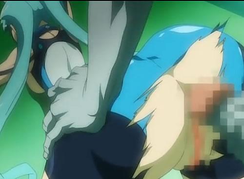 魔法少女さん、スパッツビリビリに破かれて無法者にレイプされるエロアニメ動画