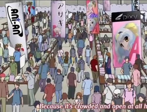イカ臭さMAXッ！コミケ会場でオタク集団がコスプレイヤーをレイプするエロアニメ動画