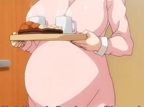 ＜＜叔母さんの魅力＞＞腹ボテで妊婦なのに激しいセックスが大好きな叔母さんに溺れる少年のエロアニメ動画