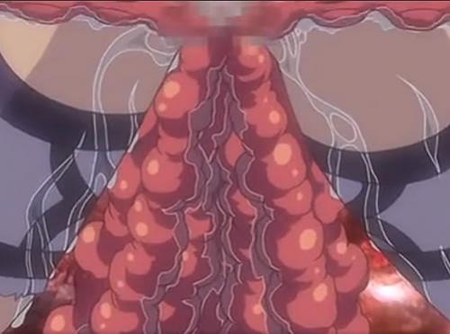 「もうぅ・・・むりぃ・・・逝くぅ」大量の触手におまんこ穴を犯されて腹ボテになりながらイクぅエロアニメ動画