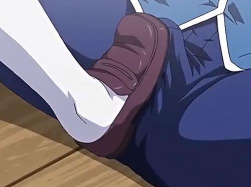 ＜＜痴女学園＞＞意地悪な女子高生に囲まれながらの足チンは勃起と射精が止まらな～～い！エロアニメ動画