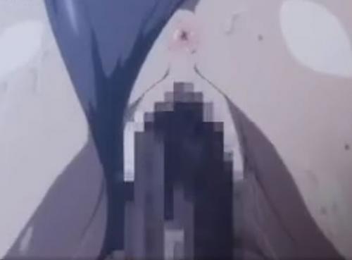 「中出しされて・・・イッちゃったぁ♥」巨乳淫乱痴女の夜這いされて膣中に中出しされて絶頂するエロアニメ動画