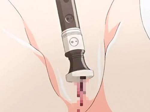 こんな硬いのはじめてぇ～！クラスメイトの皆の前で性器露出してリコーダーでオナっちゃう女子高生のエロアニメ動画