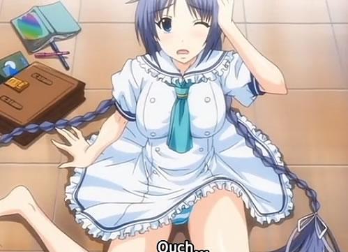 三つ網ピチピチの女子高生が可愛すぎてイケない関係築きた～～～～ッい！エロアニメ動画