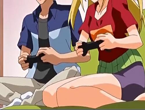 ＜＜ゲーミングカップル＞＞初心な彼女に別としてエッチな猫コスに着替えさせて着衣エッチに持ち込むエロアニメ動画