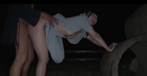 三つ編み系ロリッコパイパン娘を夜間青カンするよ！！
