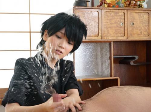 小柄美少女【椎名そら】虐められるのが好きな変態男を縛り上げ手コキでザーメン噴射！可愛い顔なのに痴女顔負けに責めまくるww