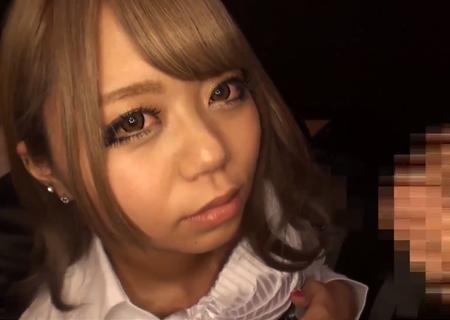 【丸山れおな】黒ギャル女子校生にシコってる所を見てもらい手に発射ｗ『やばい～こんなドロドロしてんの？』
