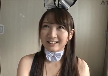 【 本庄小百合】髪にブッカケられ精子のヘアバンド状態ｗ＆バニー姿でお乳揺らしてファック！これで人妻、可愛すぎる…