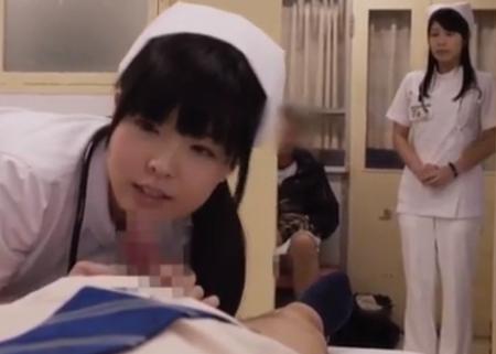【なごみ】お口で患者さんのチンポを勃起させると上に跨って挿入！これが性欲処理専門病院で働くナースのお仕事ｗ