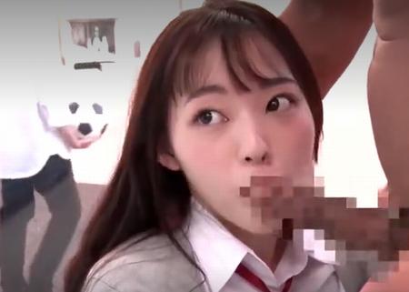 【林愛菜】高校生カップル限定。MM号の中で壁から突き出た彼氏のチンポを当てろゲーム！外したらAV男優とエッチｗ