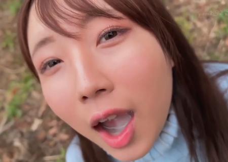 【夢川りあ】女子大生とドライブ中に胸や太ももをさわさわ。あぁ～たまらん！車止めて野外でチンポしゃぶらせたｗ