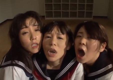 【小西まりえ 有本紗世 白井まい】本物と偽物のチンポを咥えさせられたJKは、どう違うか理解するまで許して貰えない