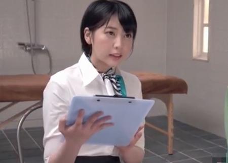 【夏目響】レースクイーンコスでの洗体エステ。勃起したチンポを擦り付ける極上の騎上位素股でイかせちゃった