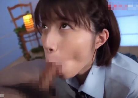 【石原希望】相手の目をずっと見つめながら頬をすぼめて行うフェラチオは絶品で、物凄い量の精液が発射される！
