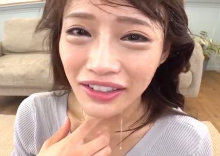 【七瀬ひな】パンツから取り出した時驚くほどのデカチンを喉奥まで突っ込まれ喉がボコォボコォなってるよ！