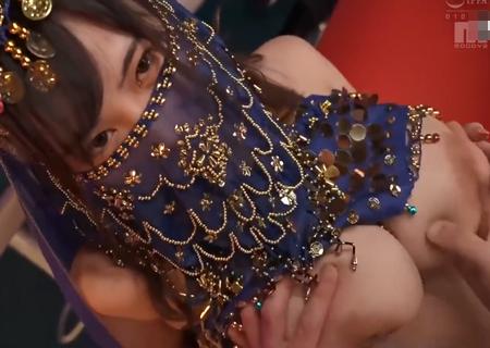 【吉根ゆりあ】怒られたボーイを慰める為にフェイスベール越しにフェラしてあげる、店員にも客にも神対応なセクキャバ嬢！