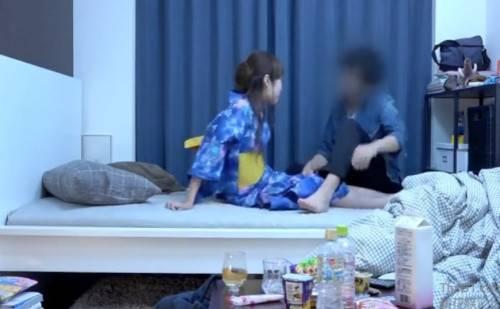 《素人ナンパ》芸能人の○に似ている!?お持ち帰りした浴衣美少女を即ハメゲット！！